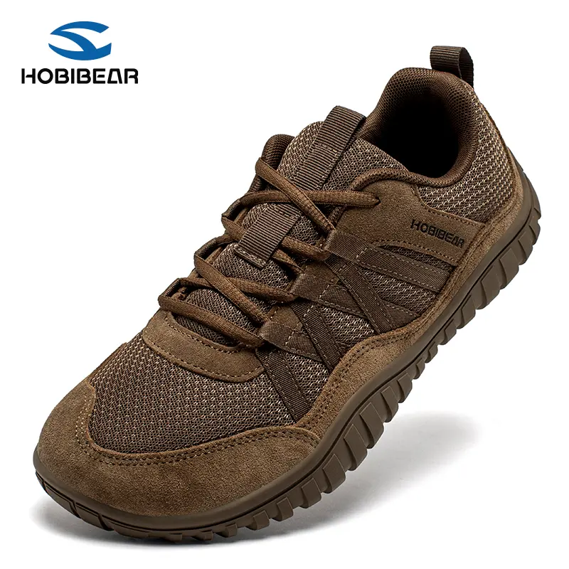 HOBIBEAR wide-toe barefoot casual athletic shoes with breathable mesh upper and flexible rubber sole, unisex, suitable for everyday walking and training, wearable all year round