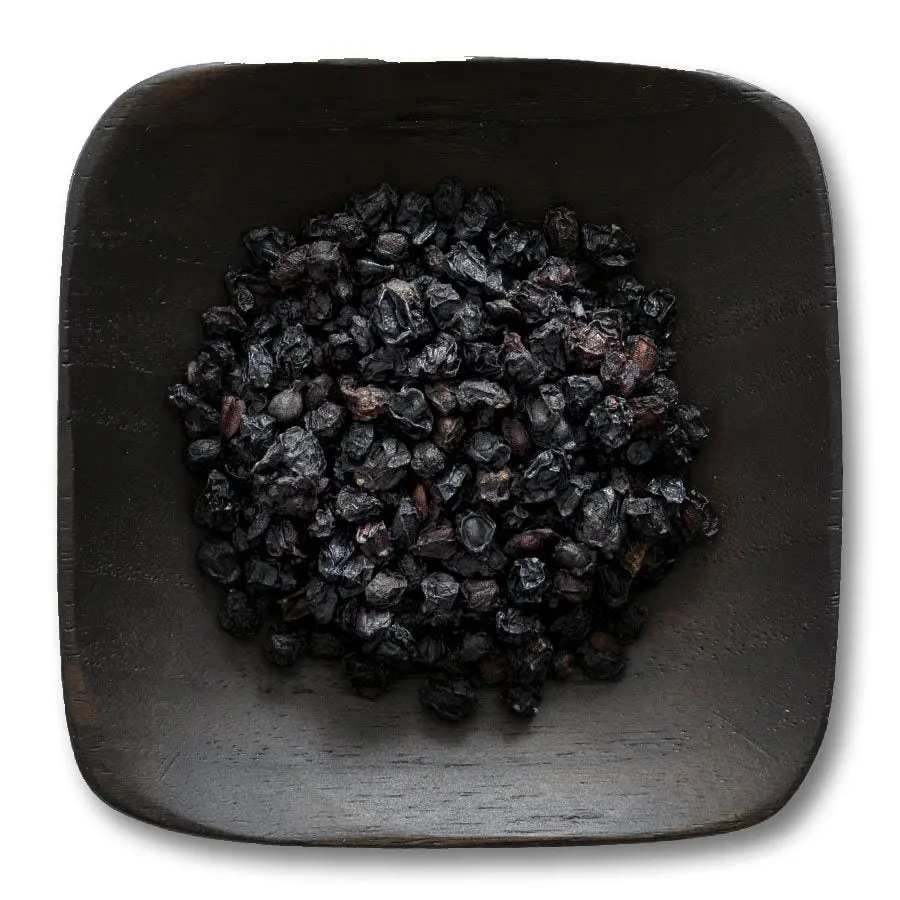 Frontier Co-op Organic Whole Elderberries - Dark, Sweet, Fruity Dried Berry Snack, 1 lb.