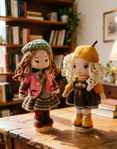 Personalized Crochet Portrait Doll - Custom Amigurumi Gift - Handmade Angel Plush for Birthdays