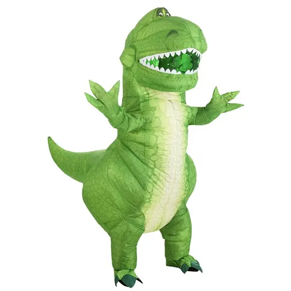 Disney Toy Story Rex Inflatable Adult Costume, Clothes, Dinosaurs