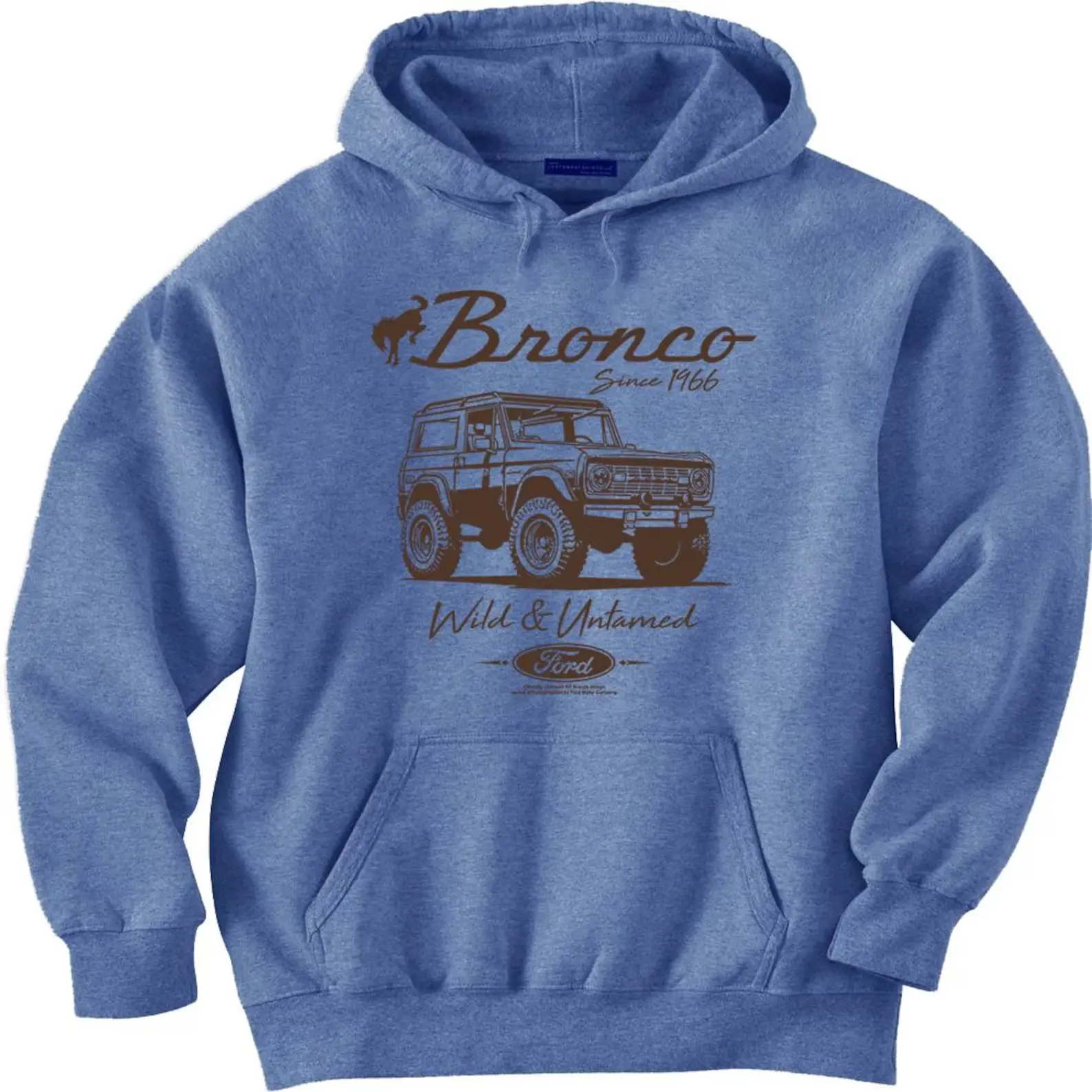 Ford Bronco Hoodie Sweatshirt Bronco Accessories Mens Gifts Sweatshirt for Men Women Game Day College Apparel Comfort Streetwear Vintage Style White Hoodie Top