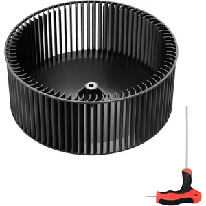 3313107 033 3104887 009 385002300 Compatible Upgraded Air Conditioner Blower Wheel Plastic Body With Reinforced Aluminum Core Durable Stable Easy To Install