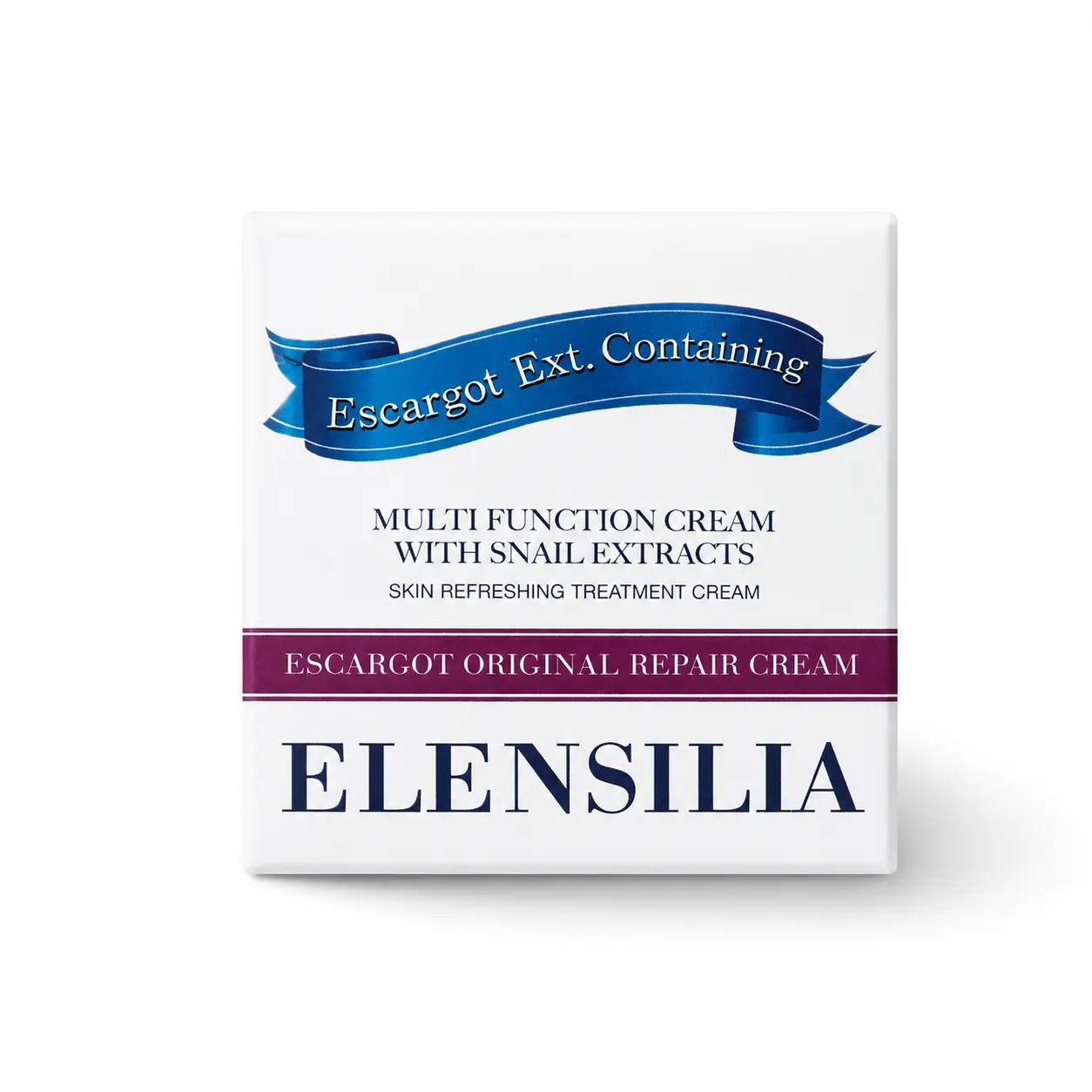 Elensilia Escargot Original Snail Repair Cream - 50g, Deep Hydration & Skin Barrier Care, All-in-1 Daily Face Cream for Healthy, Supple Skin