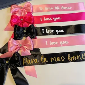 Personalized Ribbon Mesaage For Bouquet Decoration