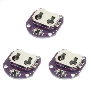 3X LilyPad Coin Cell Battery Holder CR2032 Battery Mount Module for Arduino