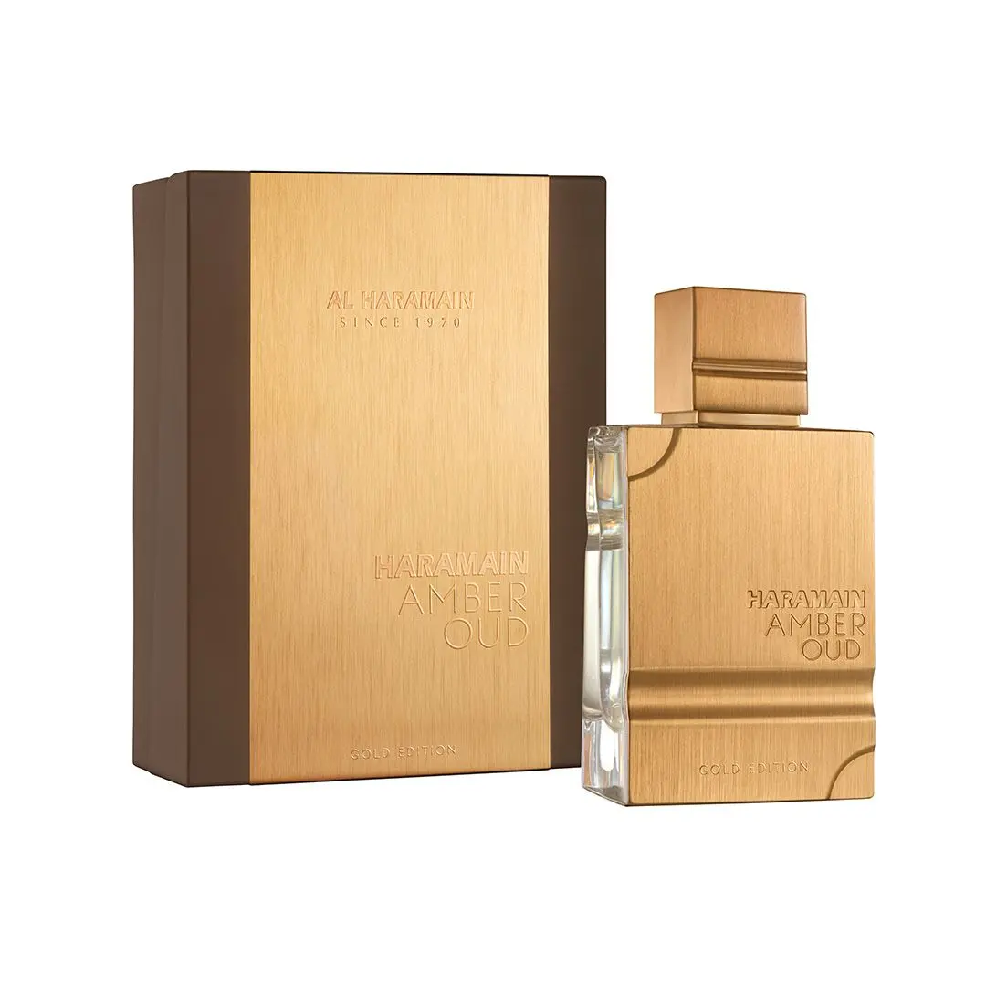 Al Haramain Amber Oud Gold Edition Eau De Parfum 2.0oz 60ml - Opulent Fragrance with Amber & Oud Notes in Gold-Adorned Bottle for Luxury & Sophistication