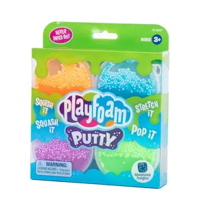 Educational Insights Playfoam Putty 4-Pack, Sensory Fidget Toy for Kids, Non-Toxic Creative Learning Toy, Stress Relief, Ages 3+