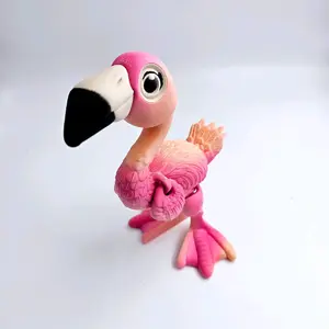 3D Printed Flamingo Statue Figurine Decor Ornaments animal Nature Gift
