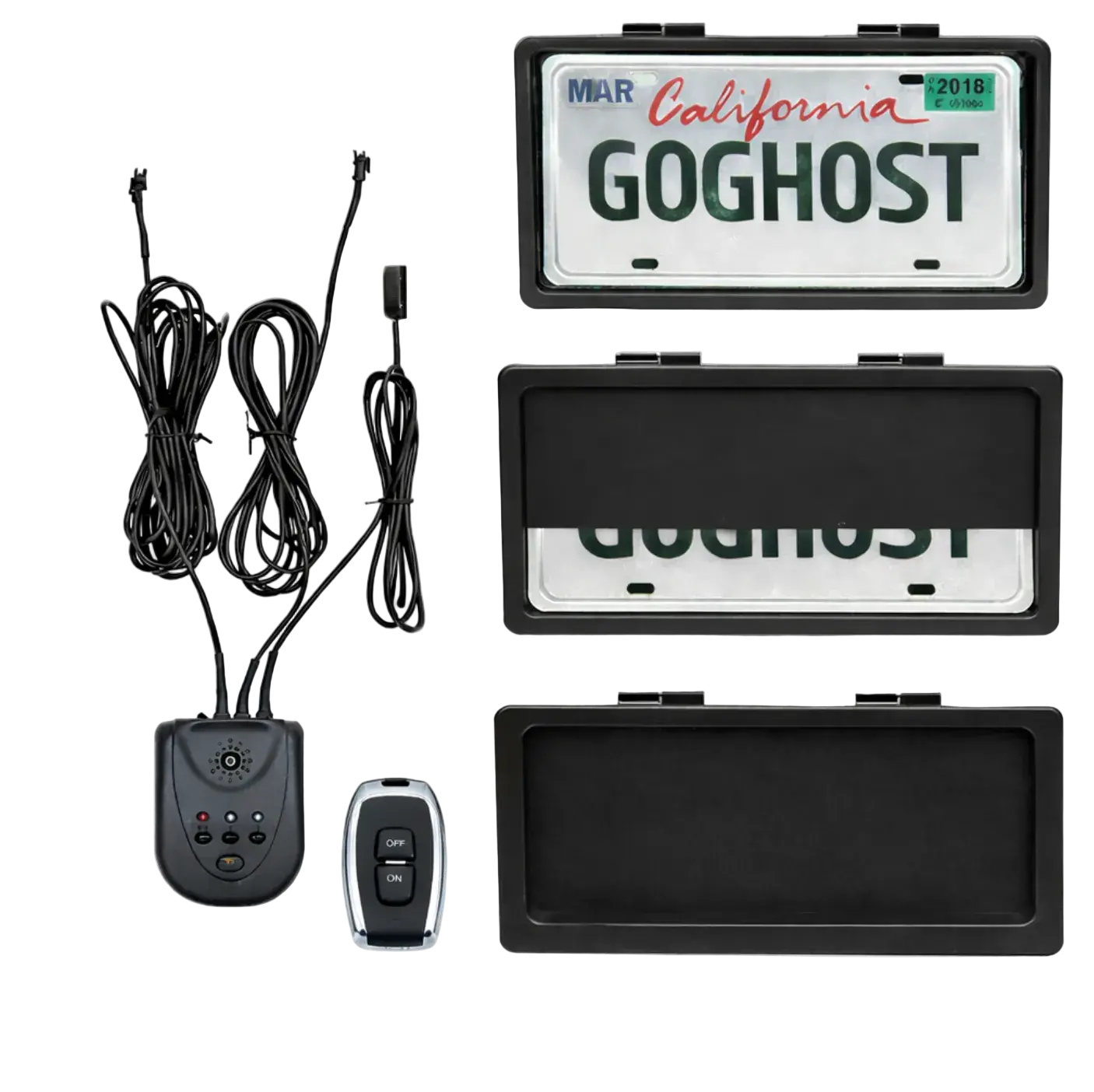 Ghost Curtain License Plate cover Ghost Curtain License Plate cover