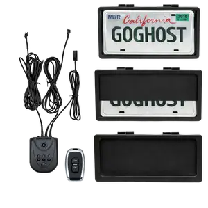 Ghost Curtain License Plate cover