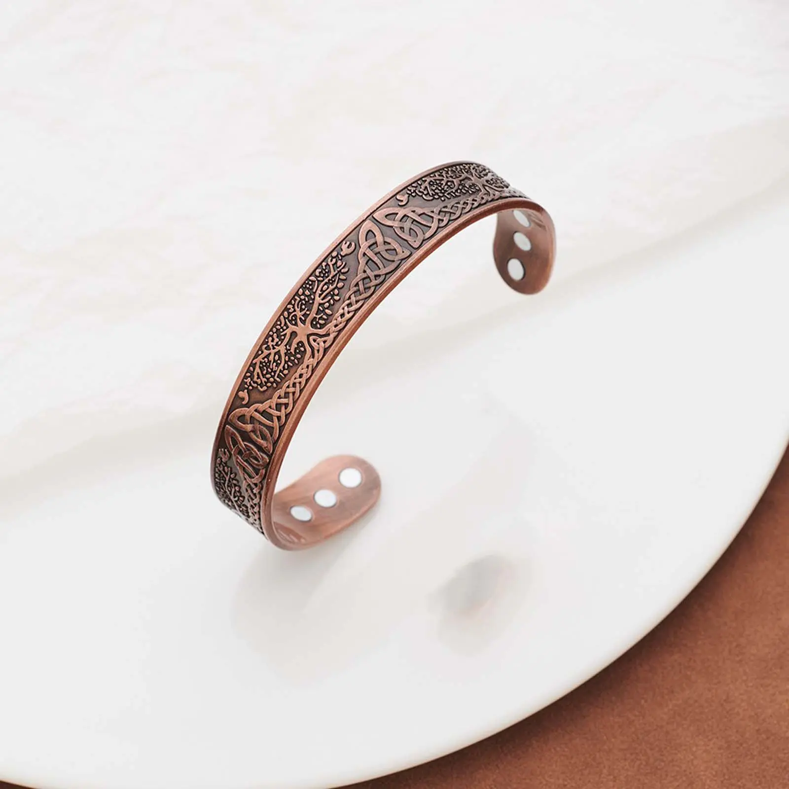 Trendy retro old fashion Viking open bracelet personality niche punk hip-hop niche jewelry