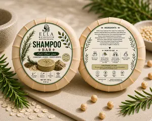 ELLA ESSENCE Solid Shampoo Bar, 100g Herbal Oat Rosemary Haircare Cleanser