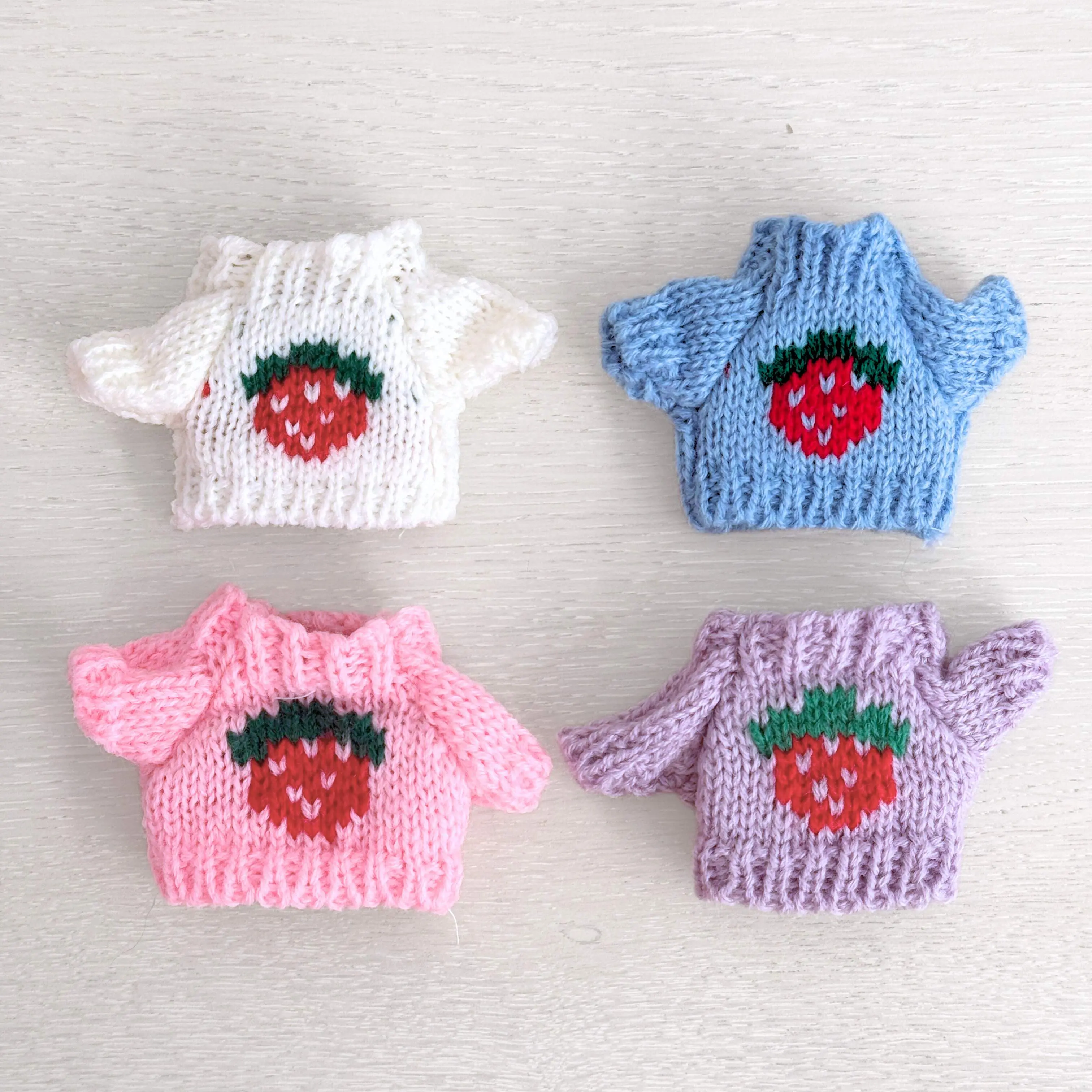 Strawberry Knitted Sweater
