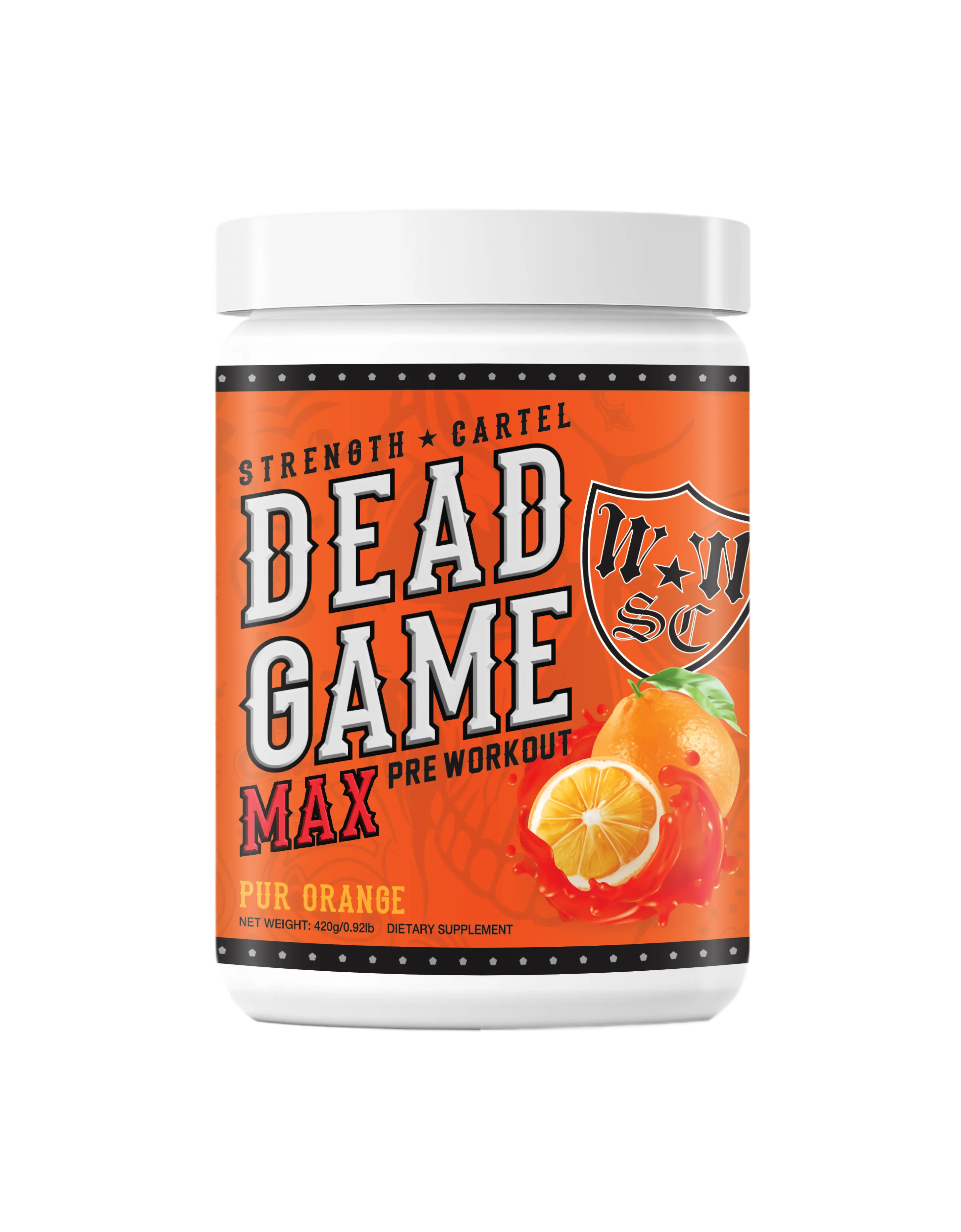 Strength Cartel x Wes Watson Deadgame Preworkout - Pur Orange Flavor
