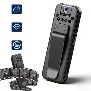 Mini Body Camera, Portable Video Recorder with 180° Rotatable Lens, Outdoor Recording & Photo Video Shooting Camera, Camcorder for Outdoor,Home,Sports,Pet Records,Security,Work Records, Rechargeable