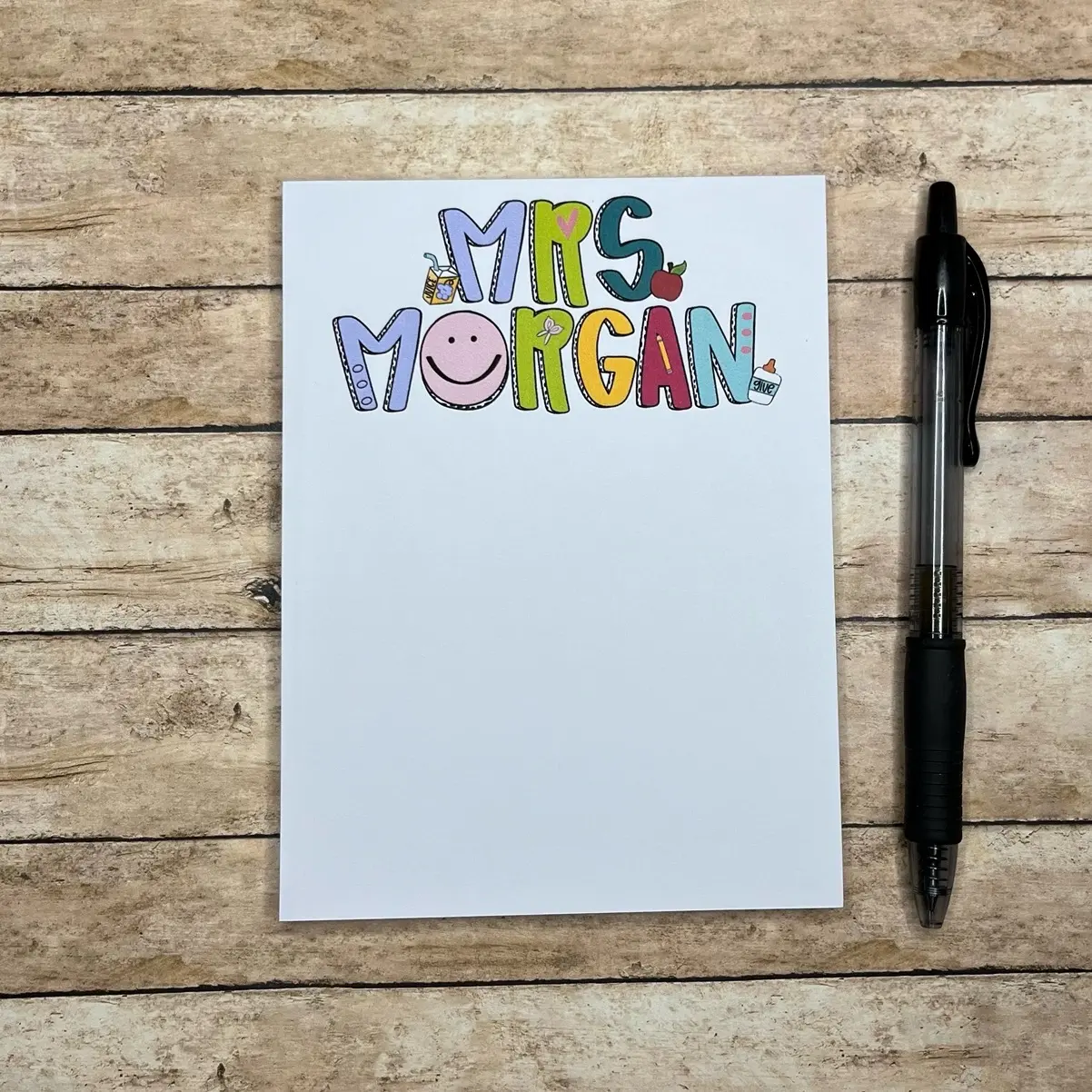 4.25x5.5 Color Custom Notepad