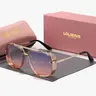 Unisex Plain Lightweight Durable Summer Sunglasses, Trendy Casual Sunglasses for Everyday Use, Trendy Fashion Shades, Fashion Sunnies for Outdoor Activities, Fashionable Sunglasses