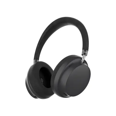 Raycon Essential Over Ear Wireless Headphones - Hybrid Active Noise Cancellation, Multipoint High-Def Bluetooth Headset, 5 Built-in Mics, IPX4 Rated, 50 Hours Battery, Easy Pairing, Hands-Free Functionality, Batteries Built-In