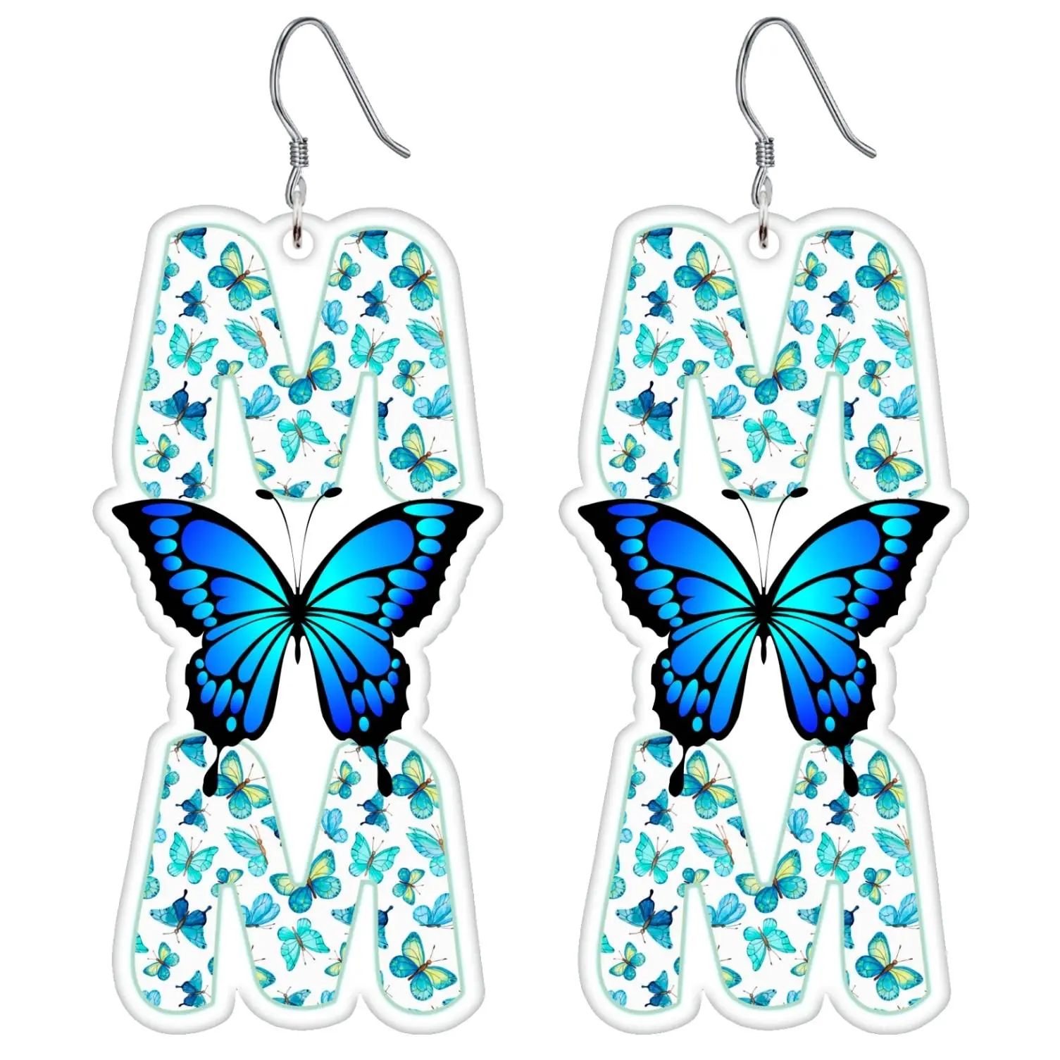 Hypoallergenic Lightweight Acrylic Mama Earrings for Women, Outfits Accessories for Mom, Gifts for Mom