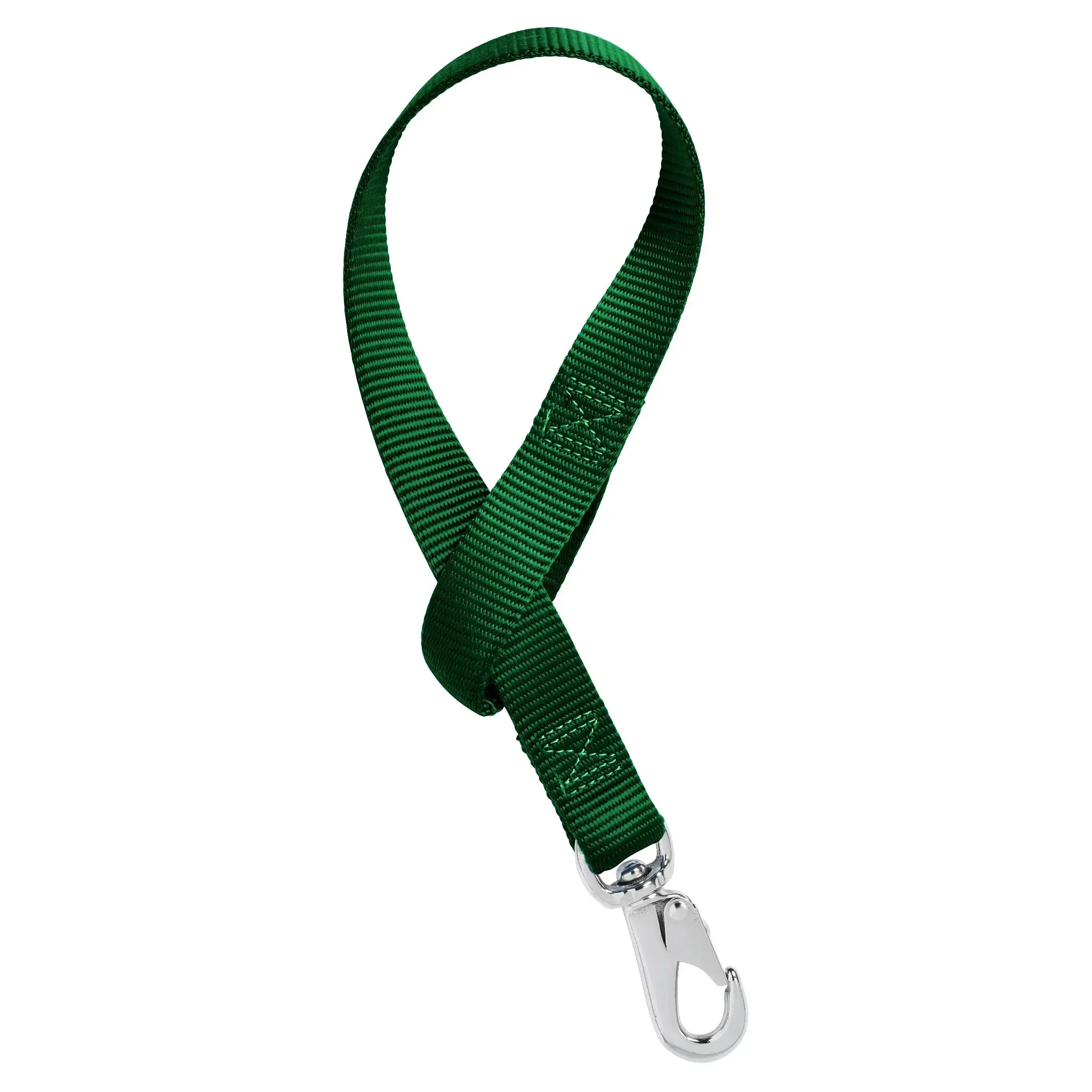 Weaver Leather Nylon Bucket Strap with Half Twist Loop, Hunter Green - 1" x 22"