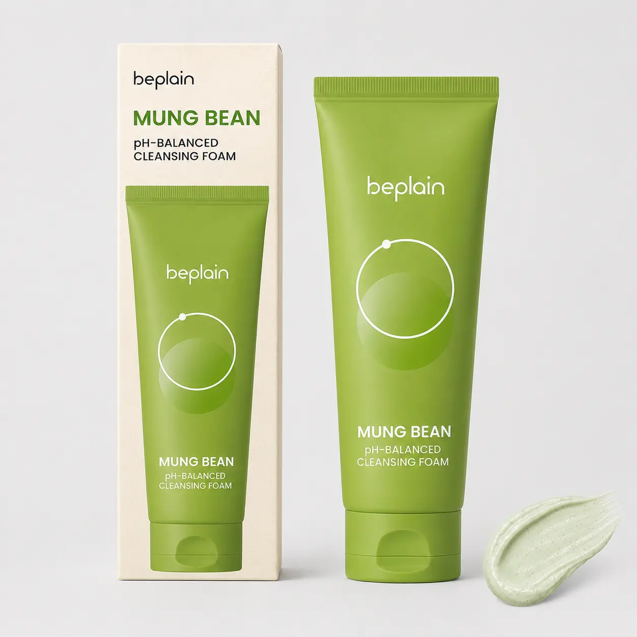 BEPLAIN Mung Bean pH-Balanced Cleansing Foam 80ml