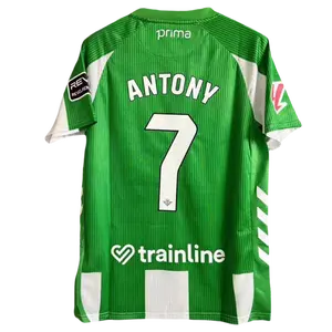 Soccer jersey/25-25 Real Betis home/fan version/men's/short sleeved/sports top/No.7