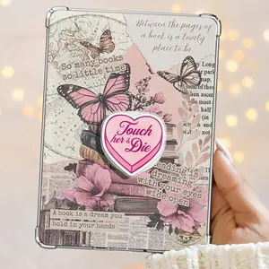 Touch Her & Die Pink Heart Magnetic Pop Socket Phone Grip Vibrant Color Phone Grip Kindle Grip Popsocket