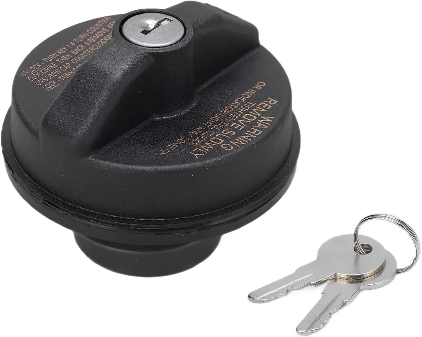 ABS Material Lockable Vehicle Fuel Tank Cap - Auto Replacement Part for Chevrolet, Toyota, Honda, Nissan, Subaru, Acura, Buick, Cadillac, Infiniti, Isuzu, Mitsubishi, Suzuki, Pontiac