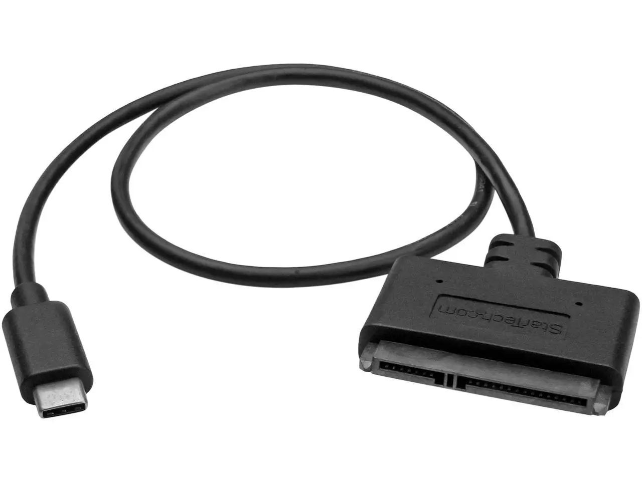 StarTech.com USB31CSAT3CB USB C To SATA Adapter - for 2.5” SATA Drives - UASP - External Hard Drive Cable - USB Type C to SATA Adapter