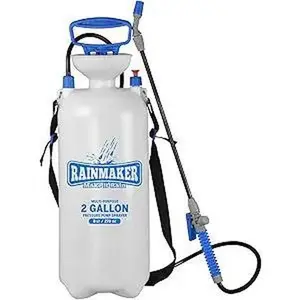 Rainmaker Multi-Purpose Pressure Pump Sprayer – 2 Gallon Sprayer with No-Mess Funnel Top for Home & Garden