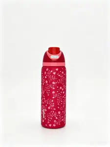 Owala 32oz Cute Red Heart Insulated Stainless Steel Bottle - Leak-Proof Drinkware Flask, Travel Cup, Water Tumbler, Coffee Mug, Thermos, Keeps Drinks Cold 24H, Flasks Drinkware Flasks Portable Bottled Stylish