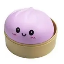 Purple emoji big bun + steamer