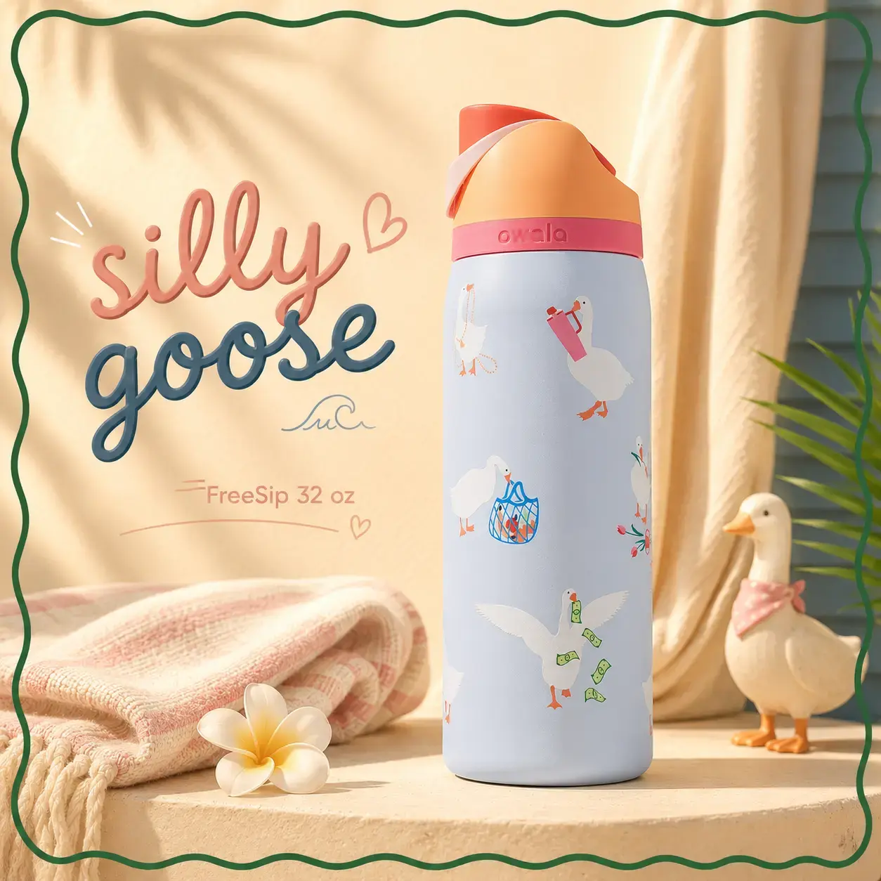 Owala FreeSip Insulated Stainless Steel Water Bottle - Camo Edition