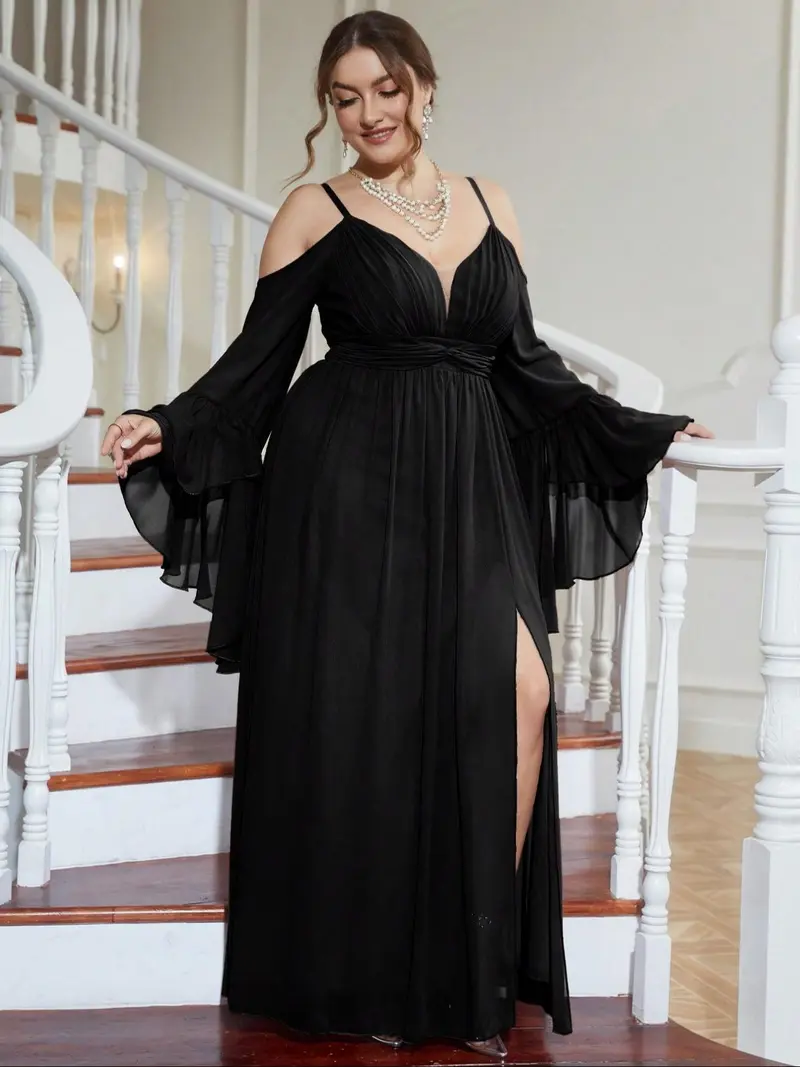 black formal dresses plus size - TikTok Shop