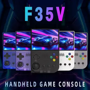 2026 New Handheld Portable Game Console F35v, 4000mah Battery, 3.5 Inch IPS Screen High Definition Display, Lithium Ion Batteries Included