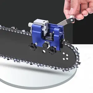 Portable Chain Sharpener, Handy Aluminum Alloy Lightweight Grinding Tool for On-the-Go Maintenance, Chainsaw Chain Sharpener for Home Garden