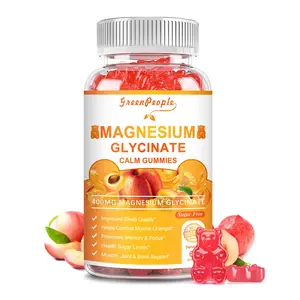GREENPEOPLE Magnesium Glycinate Gummies with Citrate 1000mg, Taurate & Matale - Sugar Free - Magnesium Potassium Supplement