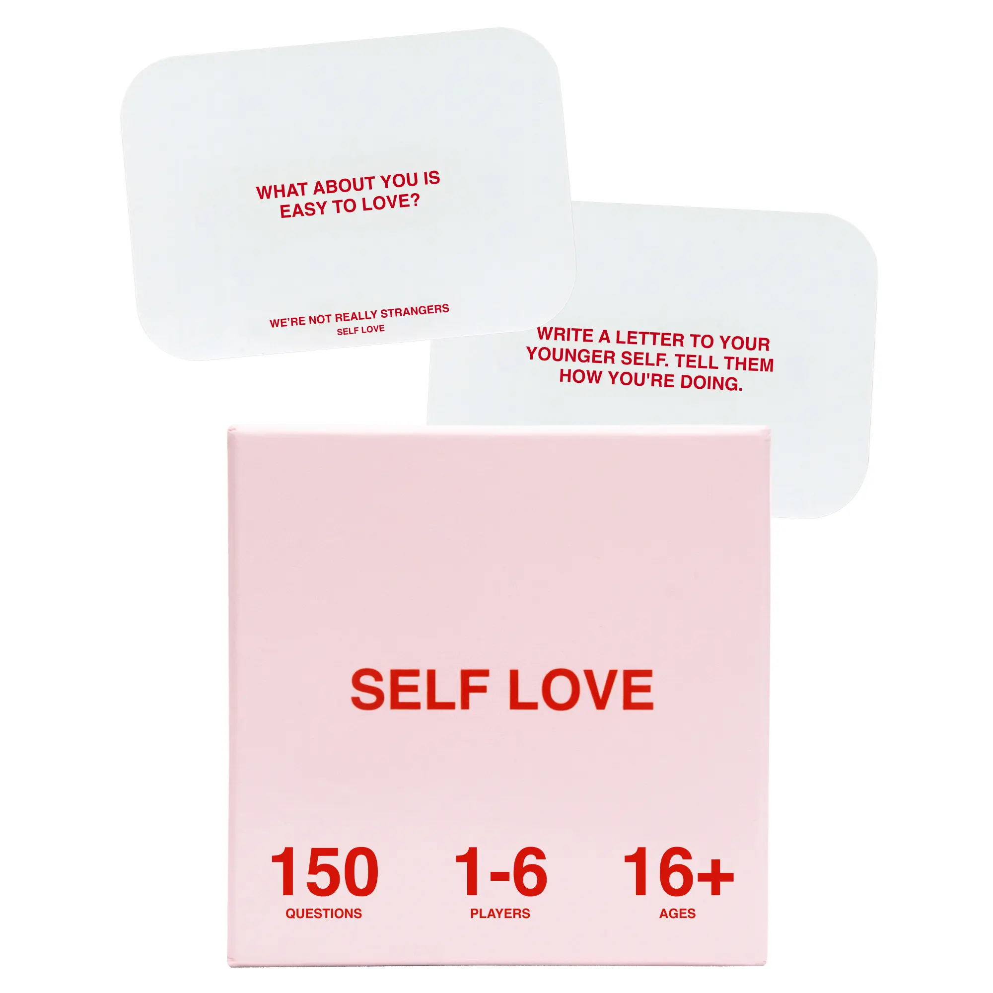 We're Not Really Strangers Self Love Game - 150 Questions, Wildcards & Reminders