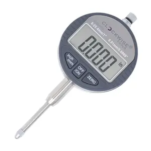 Clockwise Tools 0-1 Inch/25.4mm Digital Indicator, Inch and mm Conversion