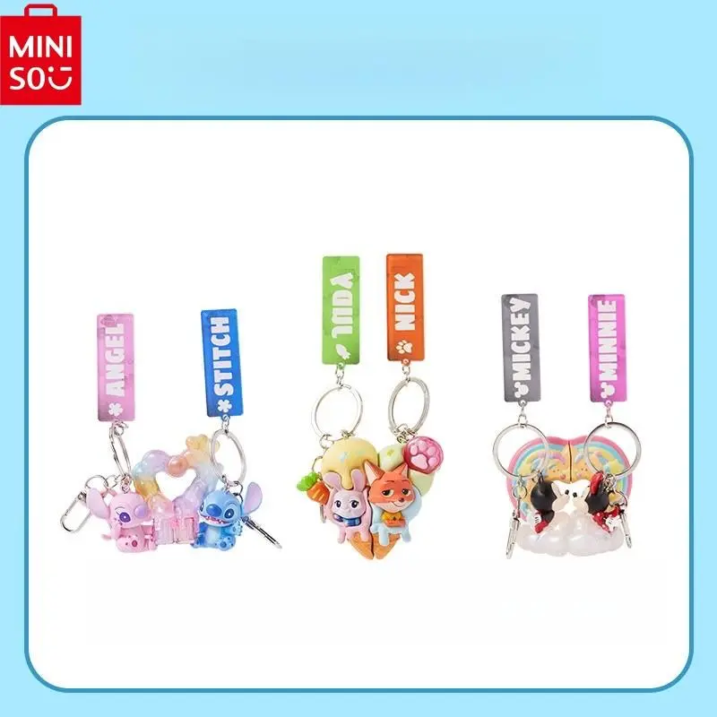 Disney Intimate Magnetic Hanging Keychains, Handbag Charm Shoulder Bag Accessory,Magnetic Design and Lovely Disney Characters,Ideal for Disney Fans, Back To School
