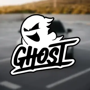1PC Street Fashion Enthusiast Exclusive Ghost Graffiti Sticker, Suitable for Car Body/Skateboard/Tactical Backpack, Black-White Contrast Decal, Inject a "Hardcore Ghost Street Enthusiast" Exclusive Identity into Your Gear