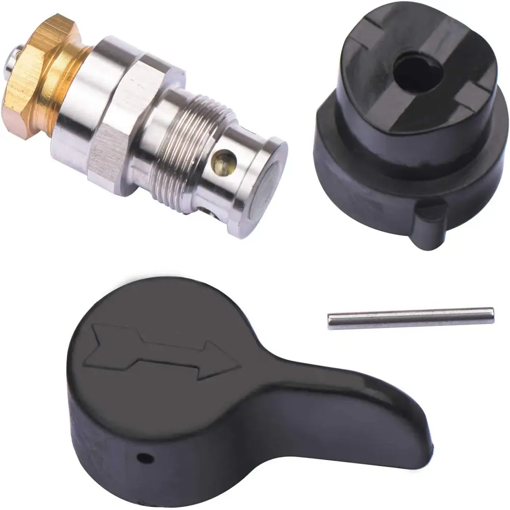 235014 Prime & Drain Valve Set - Durable Metal Pre-Injection Accessory, Silver+Gold All-Season Fit Part for Graco Series 390, 395, 490, 495, 595 Airless Paint Sprayer (1 Set)