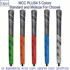 MCC Golf Club Grip Anti-Slip 60R Natural Rubber Set of 13 Golf Grips