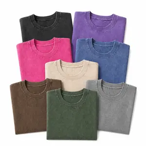Unisex Washed Casual T-Shirt – Soft Cotton, Loose Fit, Everyday Streetwear, Short Sleeve, Comfortable for Men & Women