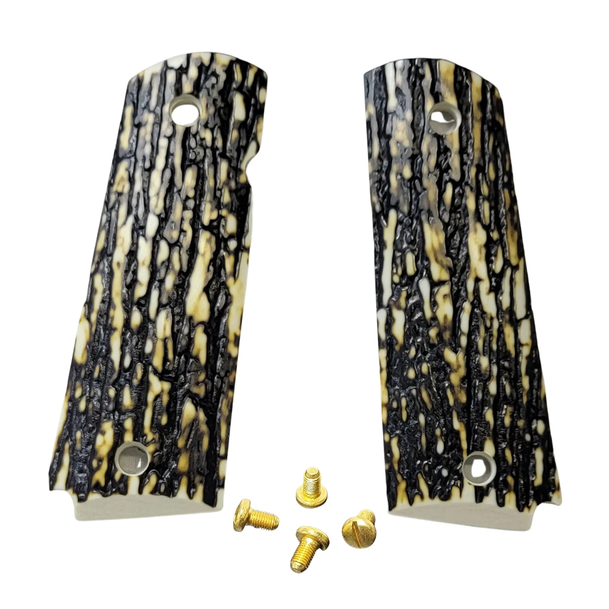 Premium Handle Panels Compatible with 1911-Style Models – Classic Wood Texture Replacement Set   Panels.