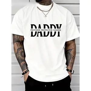 Daddy Provider Protector Leader T-Shirt – Strong Dad Shirt for Men, Father's Day Gift Tee, Masculine Dad Shirt