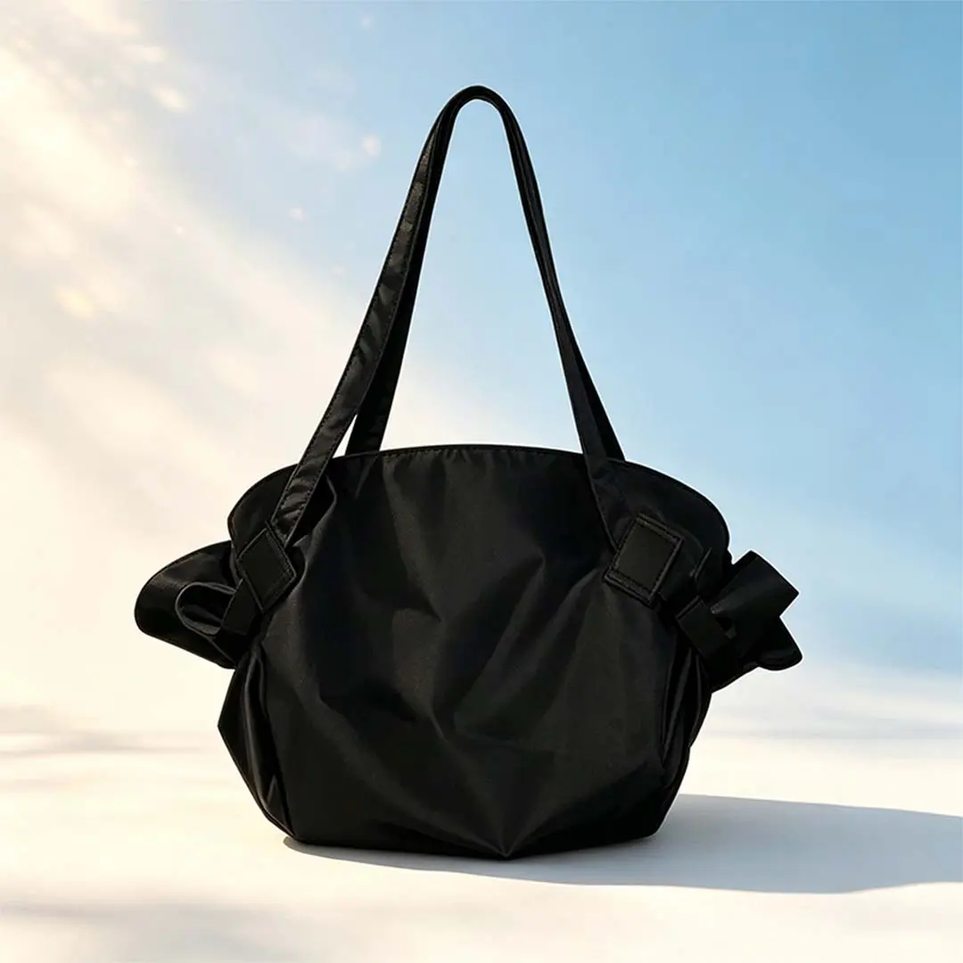 New shopping tote bag, multifunctional 2-in-1 foldable design, waterproof, lightweight, large-capacity organizer bag with shoulder strap—ideal for camping, beach picnics, groceries, gym, and everyday commuting and outdoor use.