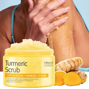 200g Turmeric Body Scrub, Body Exfoliant, Body Care, Smooth Skin, Exfoliate Dead Skin, Gentle No Irritation, Ideal for Dry Skin, Remove Dead Skin Cells, Dead Skin Removal