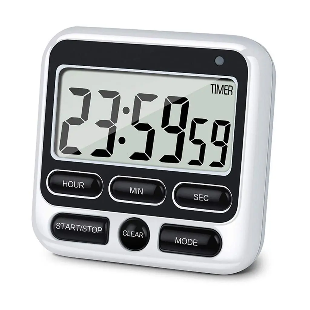 Electronic Kitchen Timer LCD Display Large Screen Electronic Timer Positive