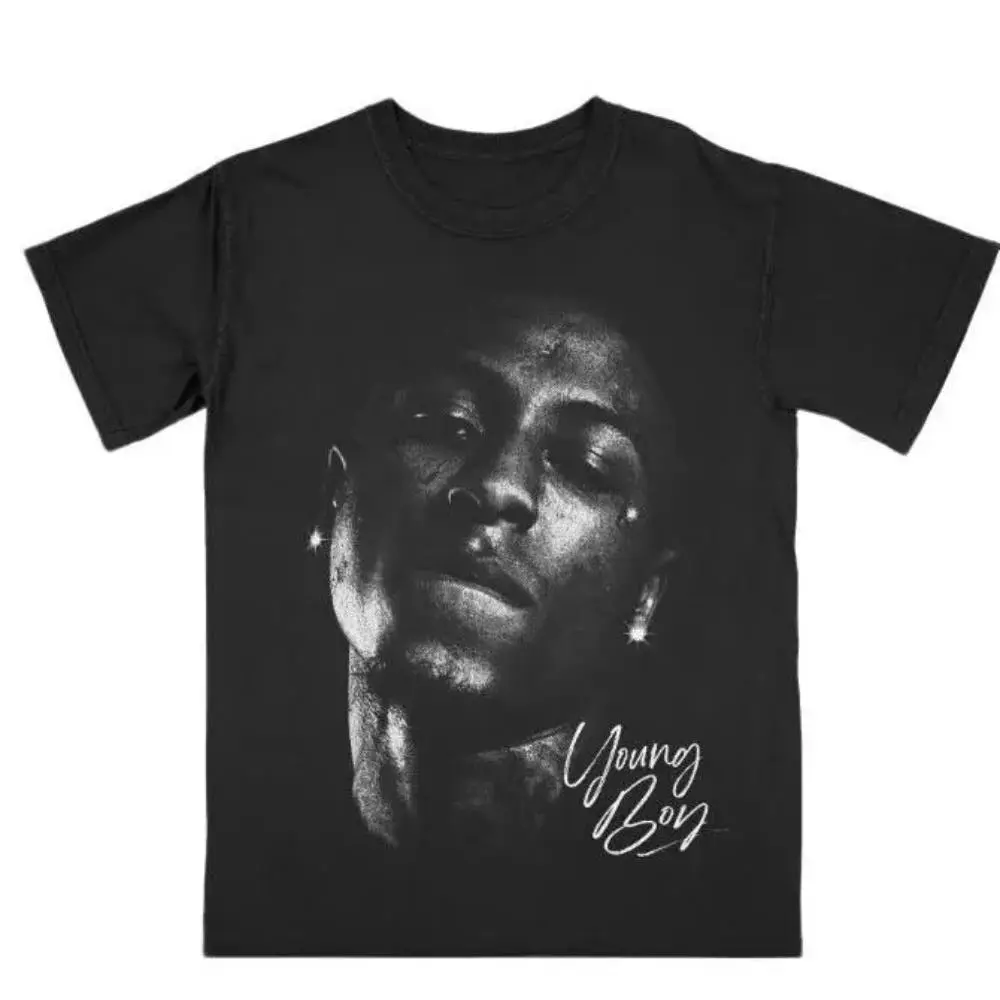 Youth and Adult Youngboy Shirt, Y2k Style Tour 2025, Vintage Retro 80s Graphic Tshirt, Streetwear Unisex Shirt Round Neck Casual, Unisex T-Shir